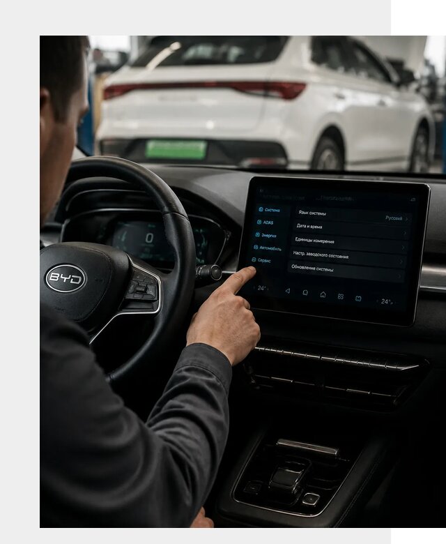 Русификация BYD E2 в Нерюнгри от 16181 р. | ФастМобиль-Нрю под ключ