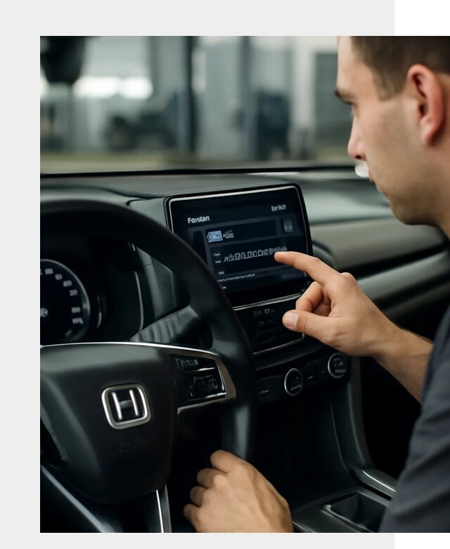 Русификация панели приборов Honda в Нерюнгри по цене 5430 ФастМобиль-Нрю